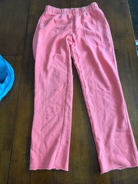 aerie Coral-Tea Pink Pull-On Sweatpants